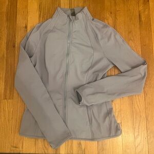 Yogalicious Women's Light Gray Utility Jacket